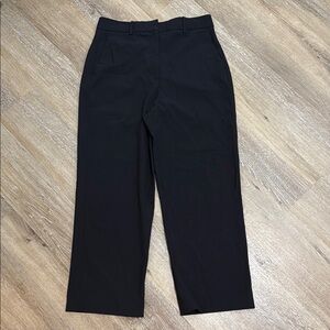 Theory Size 8 Black Pantsuit High-Rise Tailored
